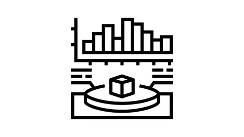 Product testing research development line icon animation Stock Footage 326123135