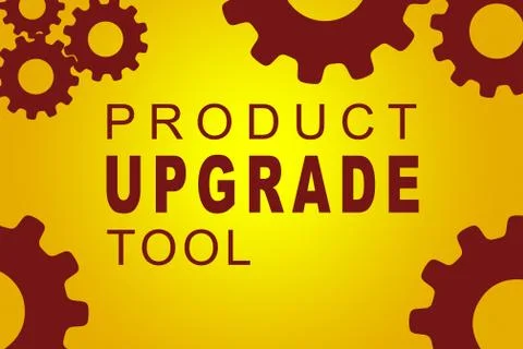 Product Upgrade Tool concept Stock Illustration