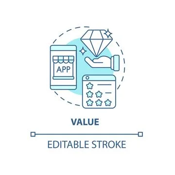 Product value concept icon イラスト素材