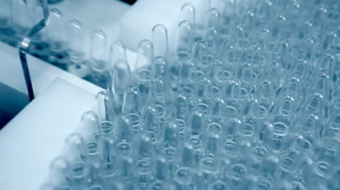 Production of ampoules Vídeos de archivo 37239990
