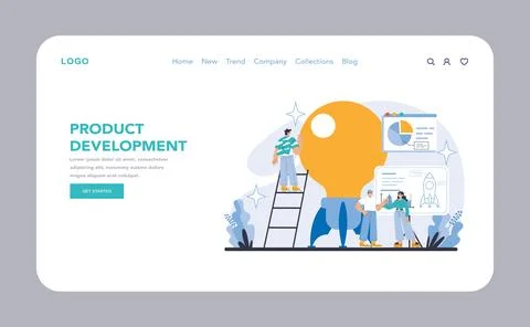 Production and Quality concept. Flat vector illustration. Stockillustratie
