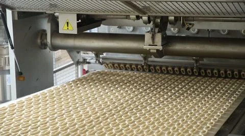 Production of bagels at the bakery Stock Footage 59800750