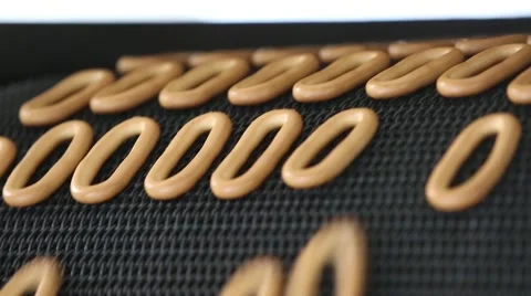 Production of bagels Stock Footage 59824808
