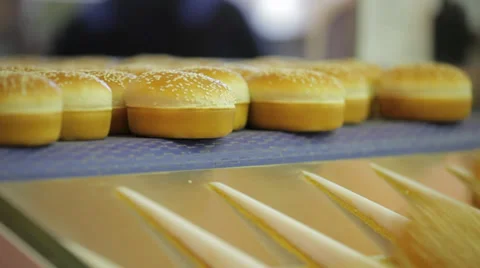 Production of biscuits Stock Footage 39420478