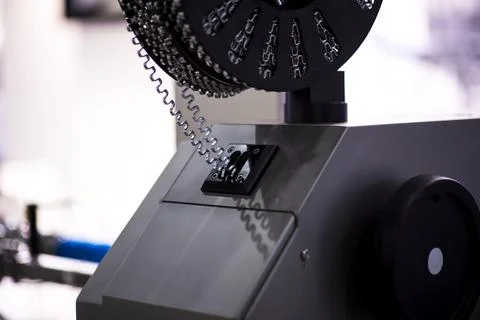 Production of the bottles plastic The Technological line on production of the Stock Photos