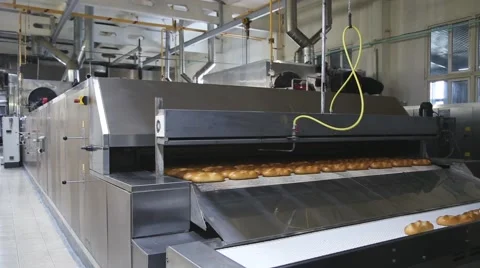 Production of bread Stock Footage 49715565