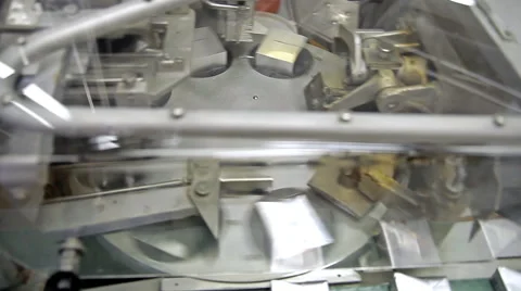 The production of butter Stock Footage 56235181