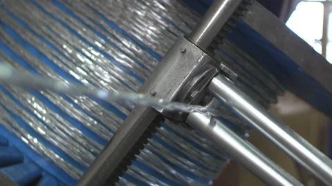 Production of cable on factory Stock Footage 115159235