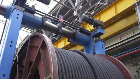 Production of cable Stock Footage 117595106