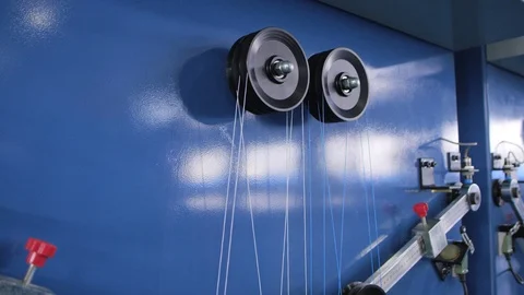 Production of cable Stock Footage 121852967