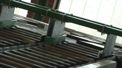 Production of Ceramic Roof Tile Video stock 4169226