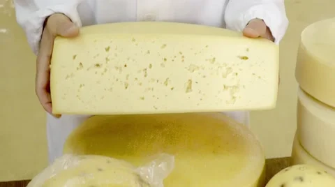 Production of cheese Stock Footage 62508946