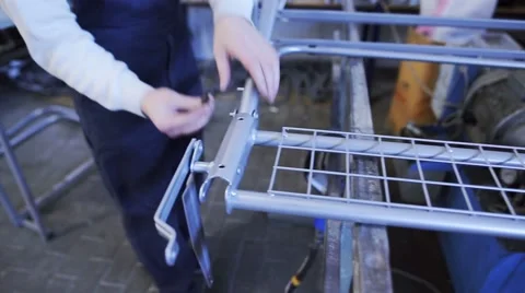 Production of Clamshells Stock Footage 67461845