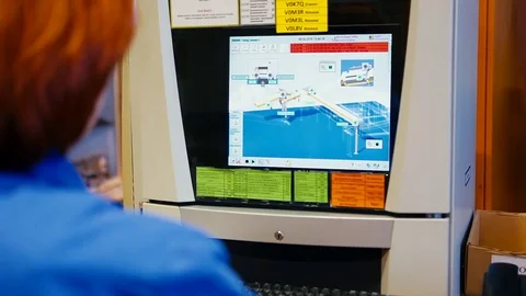 Production control, cigarette manufacturing Video stock 74285139