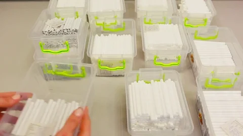 Production control, cigarette manufacturing Video stock 74287137