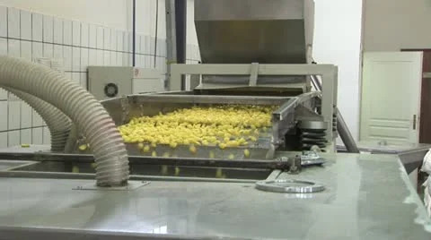 Production of corn flakes Stock Footage 24654993