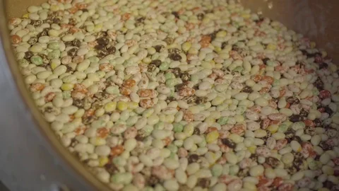 Production of different flavors comfits Stock Footage 71609758