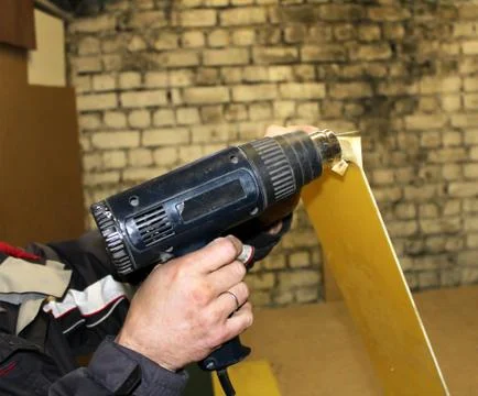 Production dryer. The stratification of the material Stock Photos