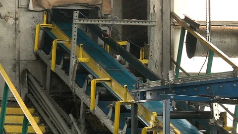 Production of extruded rubber Stock Footage 99160752