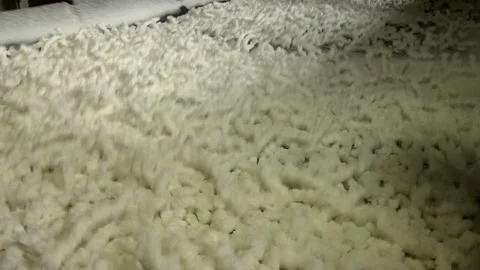 Production of extruded rubber Stock Footage 99162271