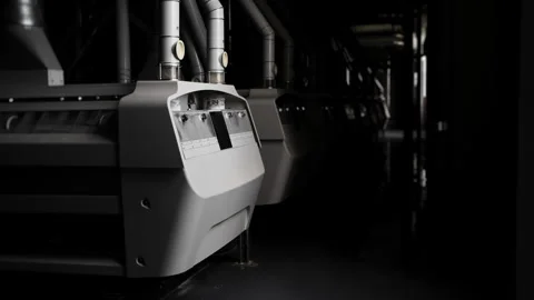 Production of flour for baking. Stock Footage 278204719