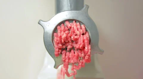 Production of forcemeat close up Stock Footage 45563421