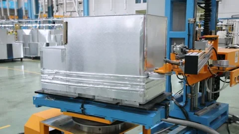 Production of freezers Stock Footage 219421385