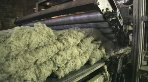 Production of heat insulation Stock Footage 20778284