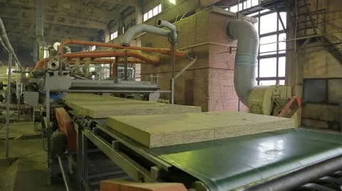 Production of heat insulation Stock Footage 20801100