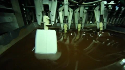 Production of ice cream Stock Footage 80025206