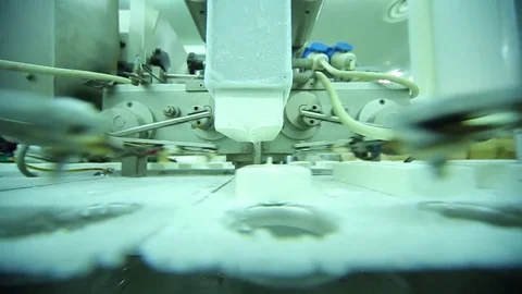 Production of ice cream Stock Footage 80025624