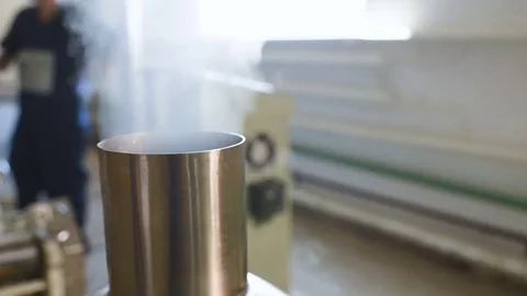 Production of instant noodles Stock-Footage 84793754
