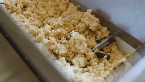Production of instant noodles Stock Footage 84793857