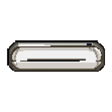 Production laminator machine pixel art vector illustration Illustrazione stock