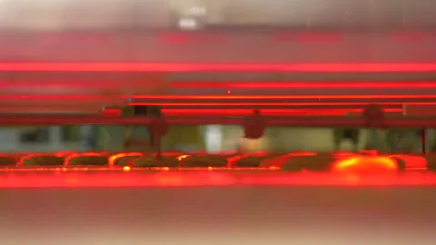Production line of baking cookies Stock Footage 162562299