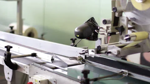 Production line of bottle of detersive Stock Footage 22555300