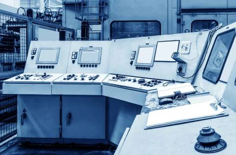 Production line of the console Stock Photos