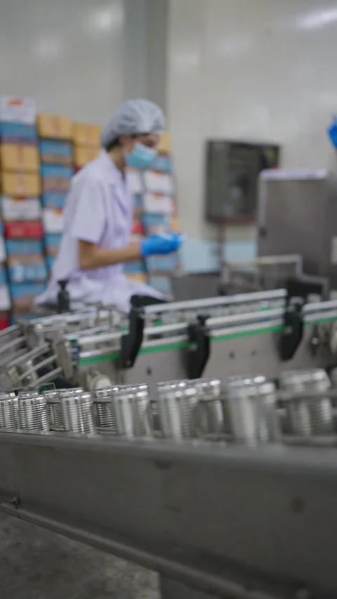 Production Line at Factory Stock Footage 331868746