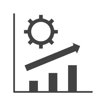 Production Line Icon Image. Illustrazione stock