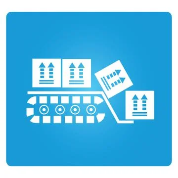 Production line Stock Illustration