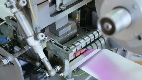 Production Line. Machine for manufacturing Stock Footage 81252902