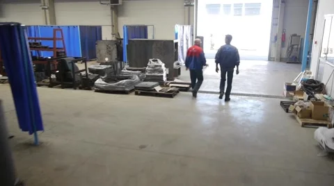 Production line in modern factory 库存影片 46989876