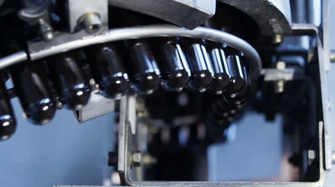 Production Line for Plastic Bottles2 Stock Footage 62744089