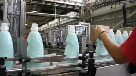 Production of Liquid Detergent Video stock 11967377