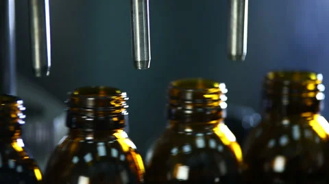 Production of liquid medication 3 Stock Footage 67749429