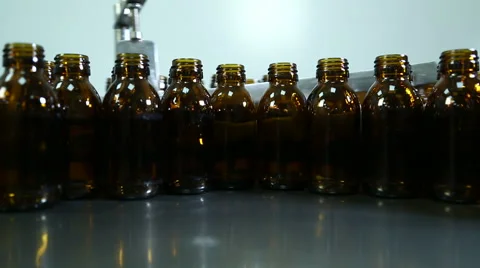 Production of liquid medication 4 Stock Footage 67749435
