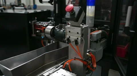 Production machine time lapse, mechanism Stock Footage 45328028