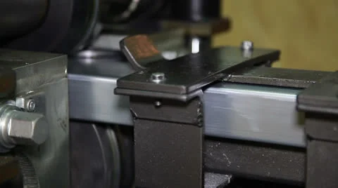 Production of metal profiles. Stock Footage 27087122
