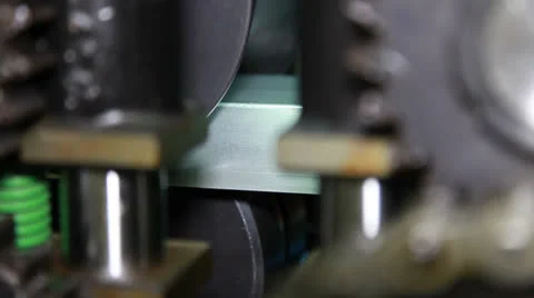 Production of metal profiles. Stock Footage 27119136
