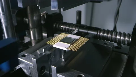Production of microchips Stock Footage 151547005